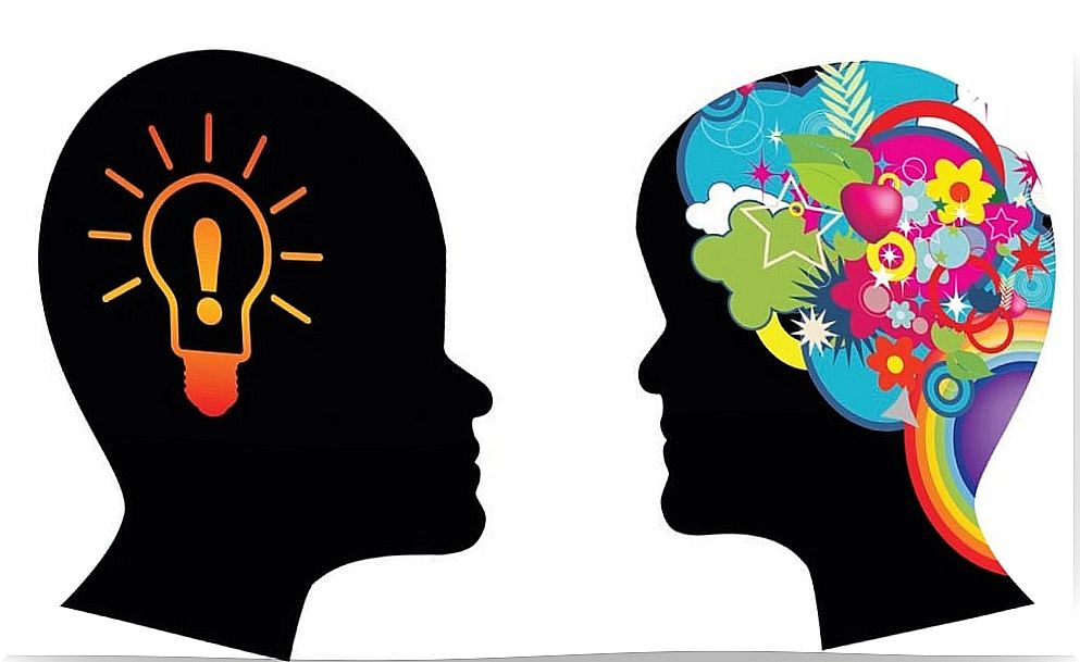 Two People With Different Ideas In Their Heads Who Understand Each Other Through Cultural Intelligence