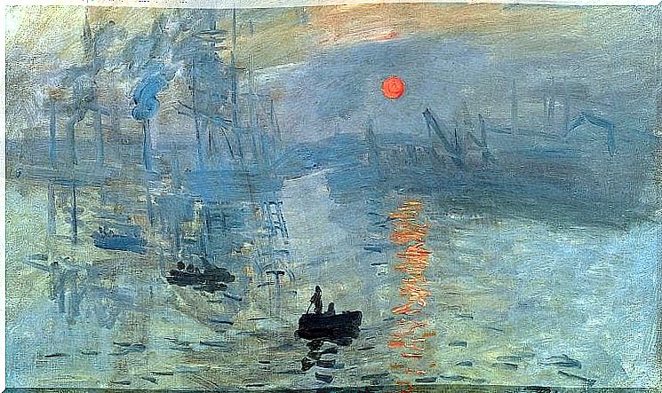 Painting by Monet in which there is not much eye for detail