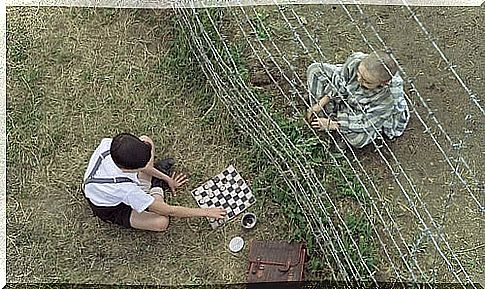 Scene from the boy in the striped pajamas