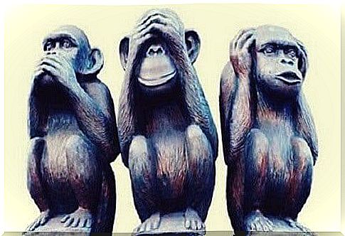 The metaphor of the three wise monkeys, a guideline for a happy life