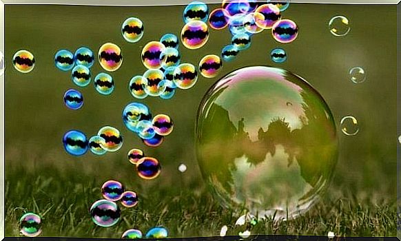 soap bubbles