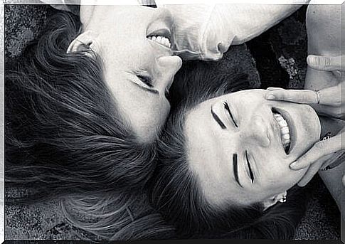 Girlfriends laughing together and living life with passion.