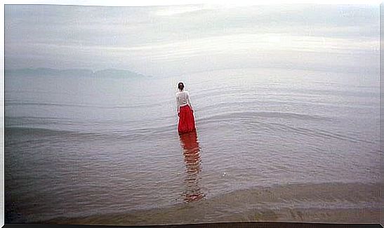 Woman in Sea